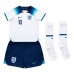 Tanie Strój piłkarski Anglia Raheem Sterling #10 Koszulka Podstawowej dla dziecięce MŚ 2022 Krótkie Rękawy (+ szorty)